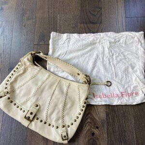 Isabella Fiore Off White Studded Purse/Handbag